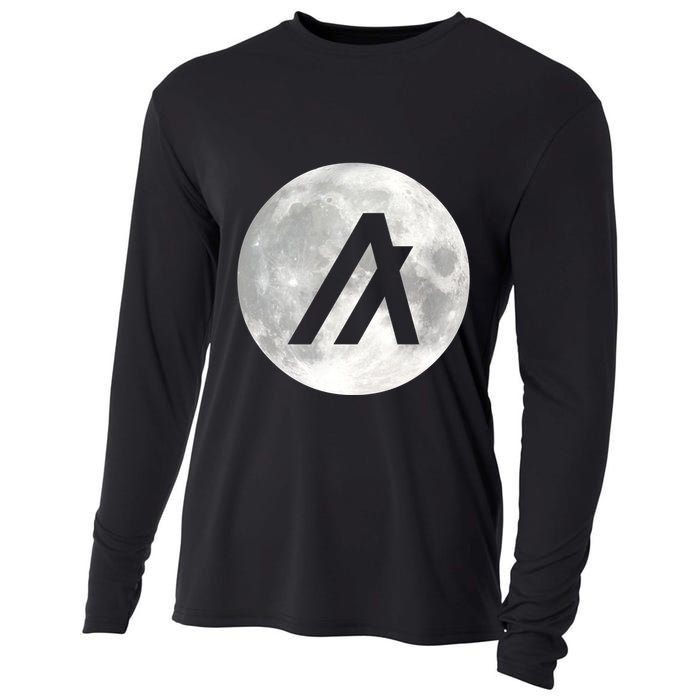 Algorand Algo Moon Crypto Cooling Performance Long Sleeve Crew