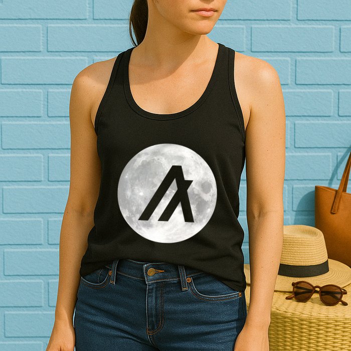 Algorand Algo Moon Crypto Womens Tank Top