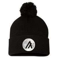 Algorand Algo Moon Crypto Pom Pom 12in Knit Beanie