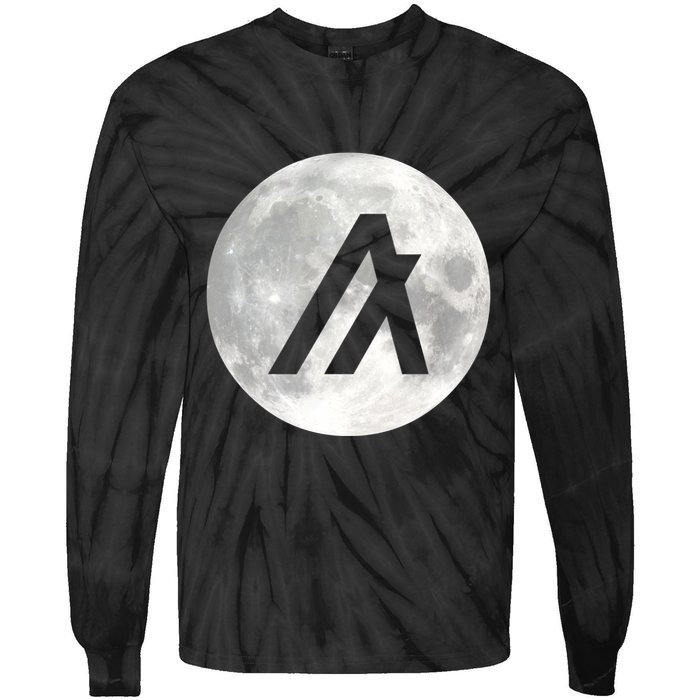 Algorand Algo Moon Crypto Tie-Dye Long Sleeve Shirt