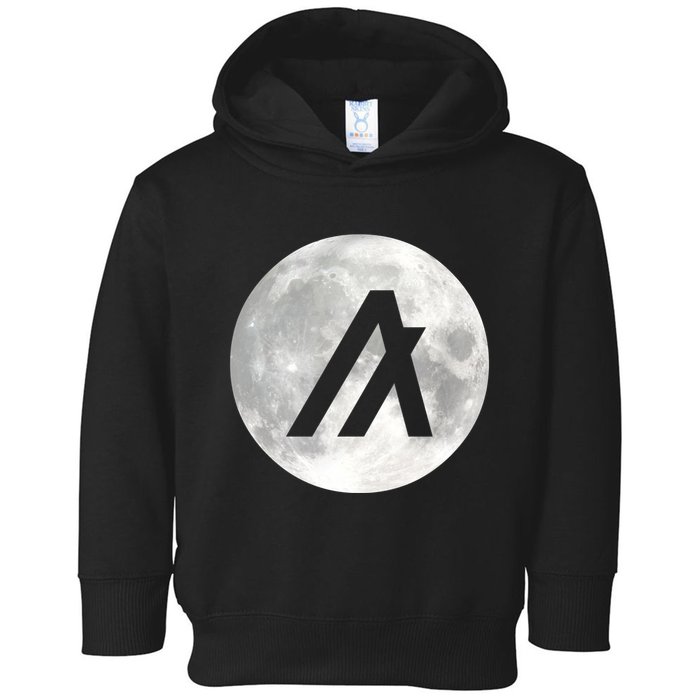 Algorand Algo Moon Crypto Toddler Hoodie