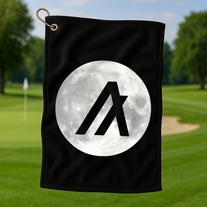 Algorand Algo Moon Crypto Golf Towel