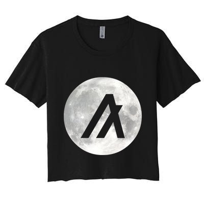 Algorand Algo Moon Crypto Crop Top