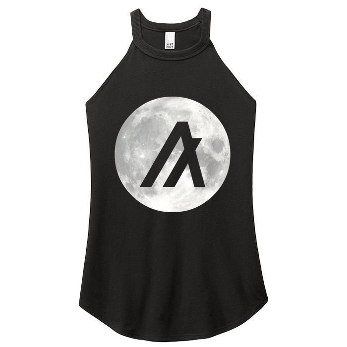 Algorand Algo Moon Crypto Women's Perfect Tri Rocker Tank