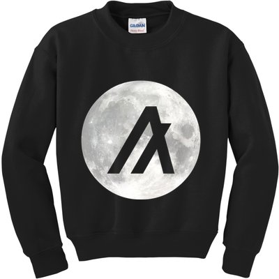 Algorand Algo Moon Crypto Kids Sweatshirt