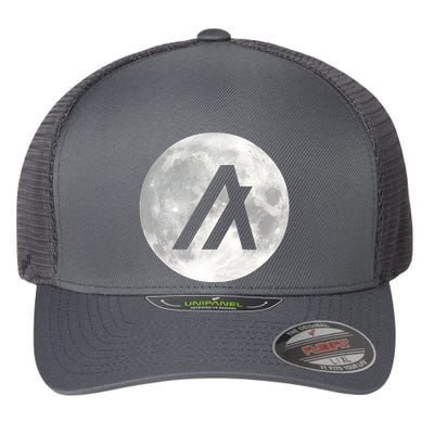 Algorand Algo Moon Crypto Flexfit Unipanel Trucker Cap
