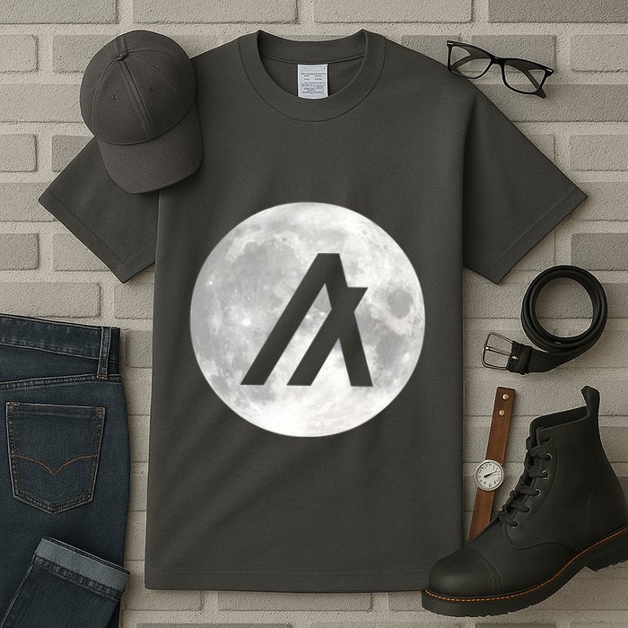 Algorand Algo Moon Crypto Tall T-Shirt