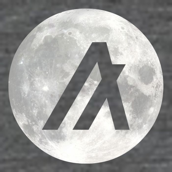 Algorand Algo Moon Crypto Button