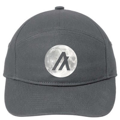 Algorand Algo Moon Crypto 7-Panel Snapback Hat