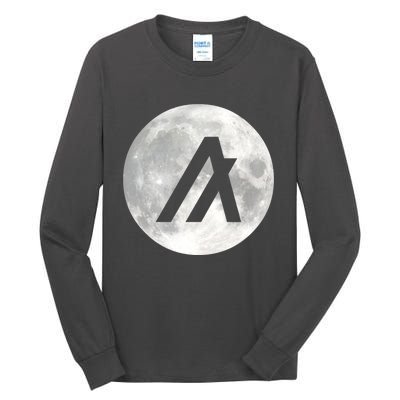 Algorand Algo Moon Crypto Tall Long Sleeve T-Shirt