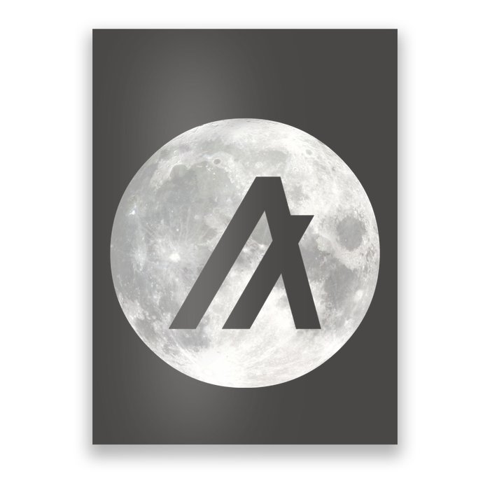 Algorand Algo Moon Crypto Poster