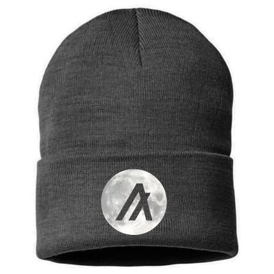 Algorand Algo Moon Crypto Sustainable Knit Beanie