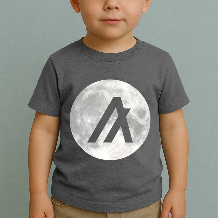 Algorand Algo Moon Crypto Toddler T-Shirt