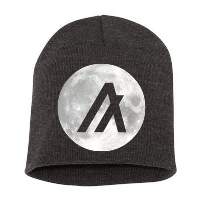 Algorand Algo Moon Crypto Short Acrylic Beanie