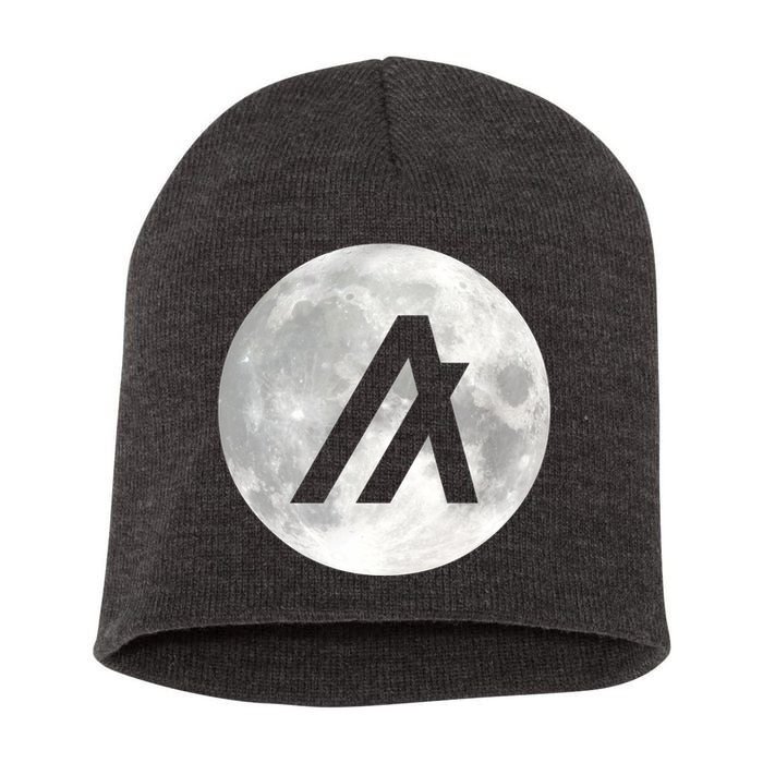 Algorand Algo Moon Crypto Short Acrylic Beanie