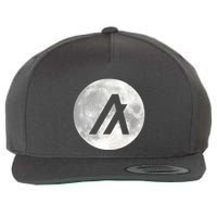 Algorand Algo Moon Crypto Wool Snapback Cap