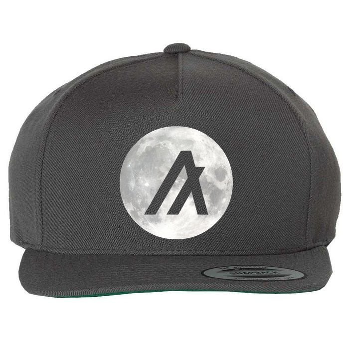 Algorand Algo Moon Crypto Wool Snapback Cap