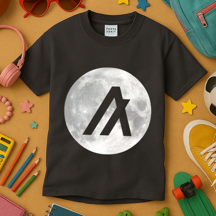Algorand Algo Moon Crypto Kids T-Shirt