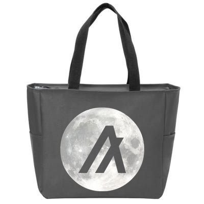 Algorand Algo Moon Crypto Zip Tote Bag