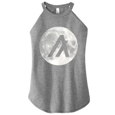 Algorand Algo Moon Crypto Women’s Perfect Tri Rocker Tank