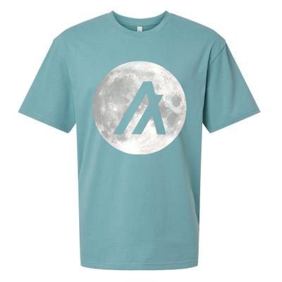 Algorand Algo Moon Crypto Sueded Cloud Jersey T-Shirt