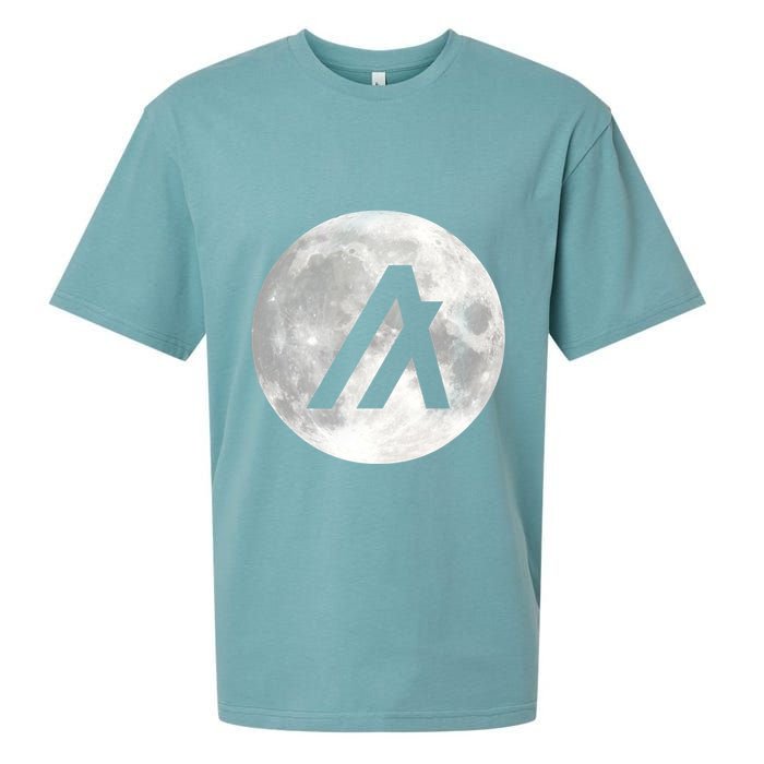 Algorand Algo Moon Crypto Sueded Cloud Jersey T-Shirt