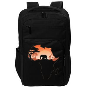 Africa Animal Map Safari African Animals Impact Tech Backpack