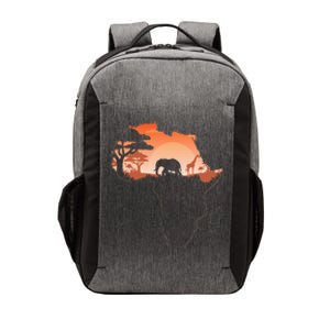 Africa Animal Map Safari African Animals Vector Backpack