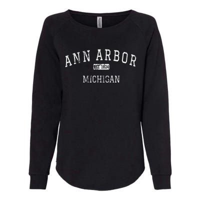 Ann Arbor Michigan MI Vintage Womens California Wash Sweatshirt