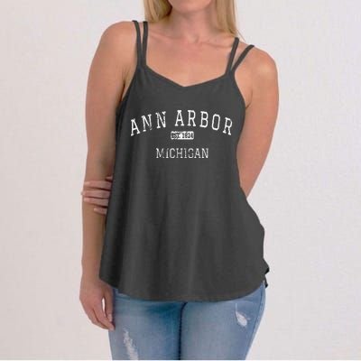 Ann Arbor Michigan MI Vintage Women's Strappy Tank