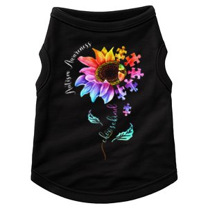 Autism Awareness Mom Choose Kind Autism Gift Doggie Tank