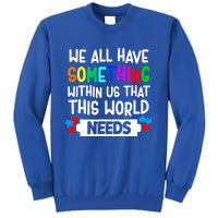 Autism Awareness Mom Dad Teacher Autism Support Month Gift Sweatshirt