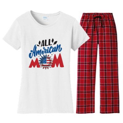 All American Mom | 4th Of July Family Outfits Women's Flannel Pajama Set