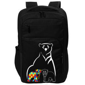 Autism Awareness Mama Bear Mom Autistic Meaningful Gift Impact Tech Backpack