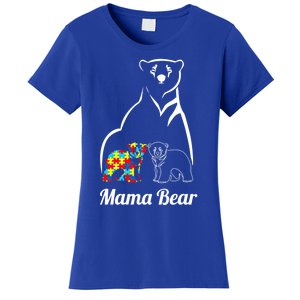 Autism Awareness Mama Bear Mom Autistic Meaningful Gift Women's T-Shirt