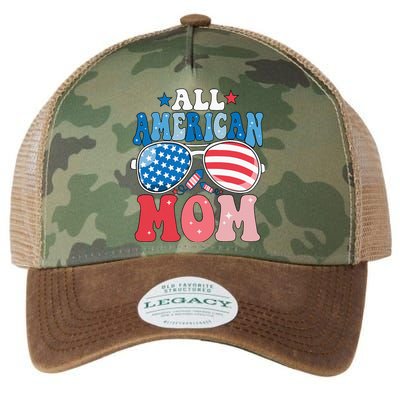 All American Mom Sunglasses 4th of July Family Matching Legacy Tie Dye Trucker Hat