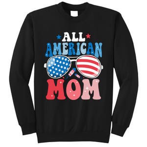 All American Mom Sunglasses 4th of July Family Matching Sweatshirt