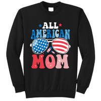 All American Mom Sunglasses 4th of July Family Matching Sweatshirt