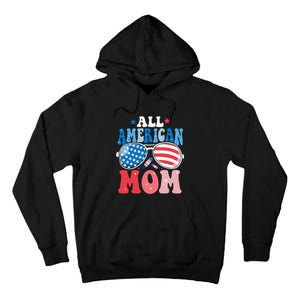 All American Mom Sunglasses 4th of July Family Matching Tall Hoodie