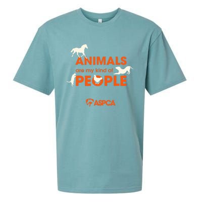 Animals Are My Kind Of People Sueded Cloud Jersey T-Shirt