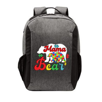 Autism Awareness Mama Bear Support Autistic Autism Mom Gift Vector Backpack