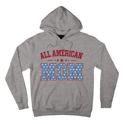 All American Mom Matching Family 4th Of July Tall Hoodie