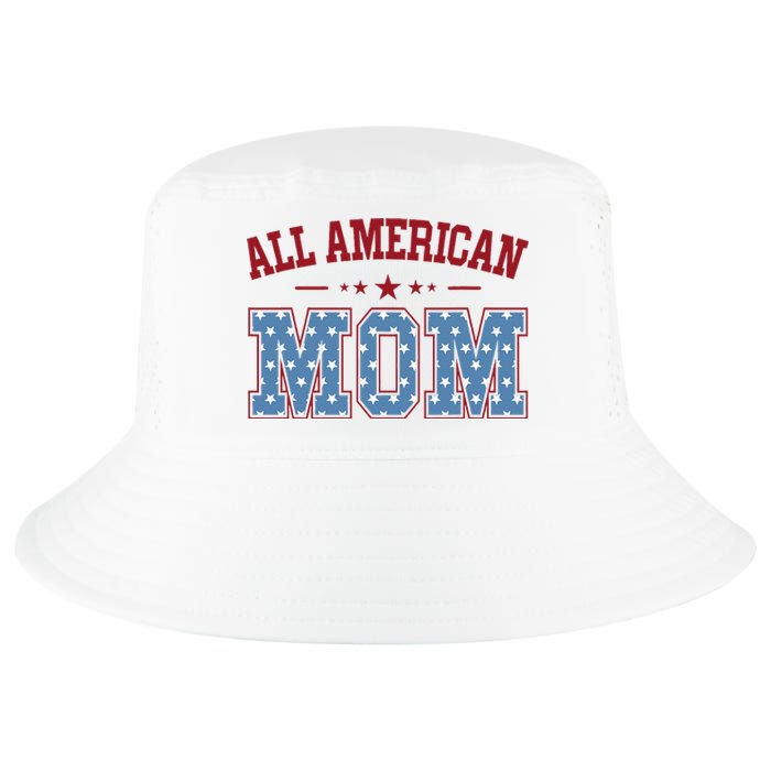 All American Mom Matching Family 4th Of July Cool Comfort Performance Bucket Hat