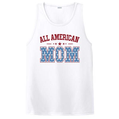 All American Mom Matching Family 4th Of July PosiCharge Competitor Tank