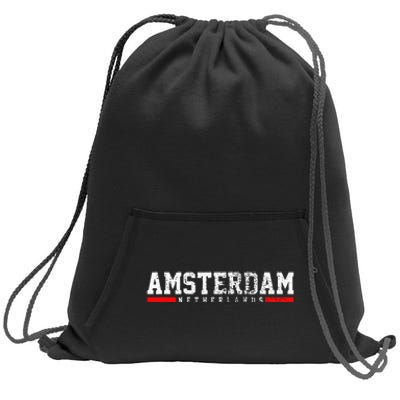 Amsterdam Sweatshirt Cinch Pack Bag