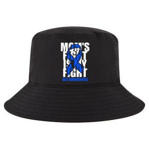 ALS Awareness Month Blue Ribbon Moms Fight May Support Cool Comfort Performance Bucket Hat