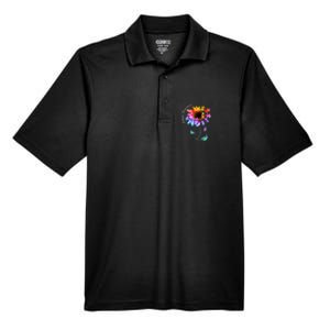 Autism Awareness Mom Choose Kind Autism Gift Sunflower Men's Origin Performance Pique Polo