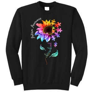 Autism Awareness Mom Choose Kind Autism Gift Sunflower Sweatshirt