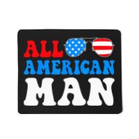 All American Man American Flag 4th of July Patriotic Mousepad