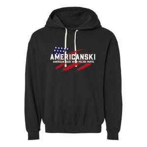 Americanski American Made With Polish Pride Garment-Dyed Fleece Hoodie